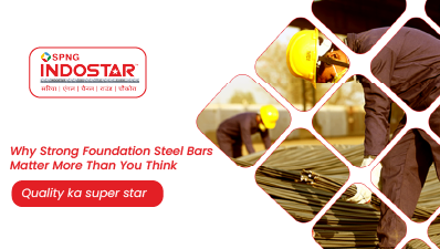 Strong foundation steel bars used in construction showing high quality TMT bars for safe and durable building structures in North India Why this works: