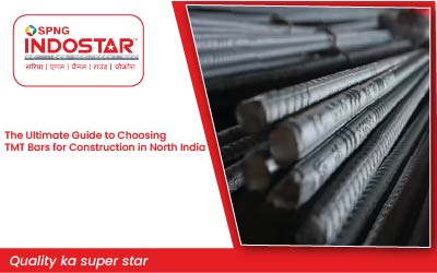 High strength TMT bars used for building construction in North India
