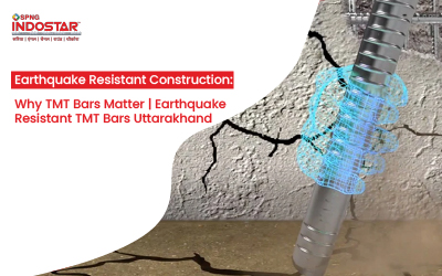 Earthquake resistant TMT bars in Uttarakhand used for safe construction in seismic zones